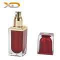 Luxury 15ml 30ml 60ml thick wall square cosmetic  acrylic spray bottle with good mist